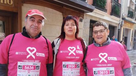 Pamplona se tiñe de rosa en la carrera contra el cáncer de mama
