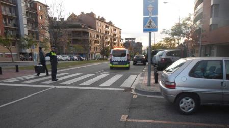 Una mujer de 29 años, atropellada en la calle Monte Monjardín de Pamplona