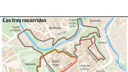 Miles de zancadas por Las Murallas de Pamplona