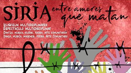Pamplona estrena un espectáculo multidisciplinar sobre la guerra de Siria