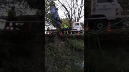 Rescate de un coche del río Arakil (II)