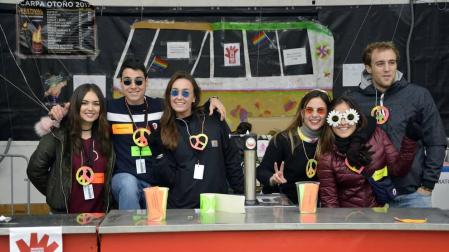 Fotos de la Carpa Universitaria 2017 en la Ciudad Deportiva Amaya, en Pamplona.