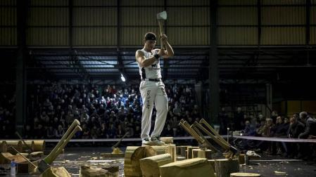Iker Vicente, tricampeón con 1.115 hachazos