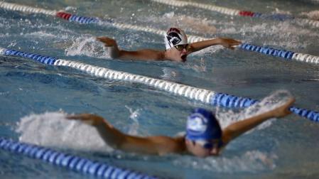 Anaitasuna acogió la segunda jornada de la liga infantil de natación