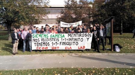 Desolación en Siemens Gamesa por el duro recorte de plantilla de 107 trabajadores