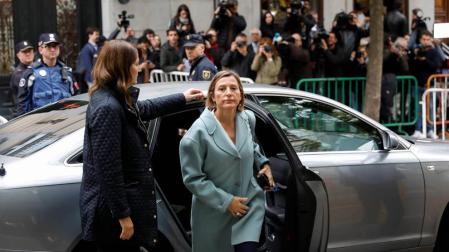 Forcadell, la última de los investigados en llegar al Tribunal Supremo