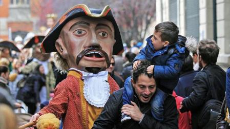 Procesión de San Saturnino en Pamplona 2016