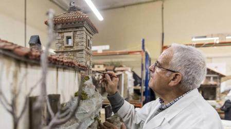 La asociación de Belenistas de Pamplona prepara una exposición en Baluarte