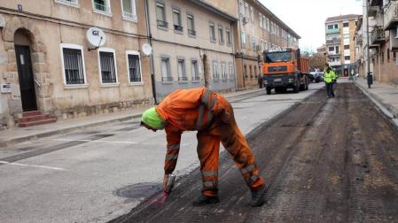Tudela renueva 6 calles del barrio de Lourdes con un coste de 1,8 millones