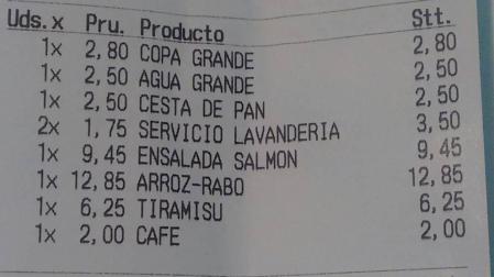 Le cobran en un restaurante un extra de 3,50 euros por ponerle un mantel en la mesa