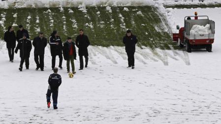 El anterior partido suspendido por la nieve inició la caída libre del Osasuna de Urban