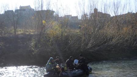 Klaus, el perro que ayudó a localizar el cuerpo del fallecido en Caparroso