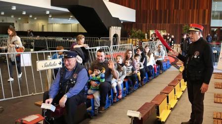 Amigos del Ferrocarril expone en Baluarte