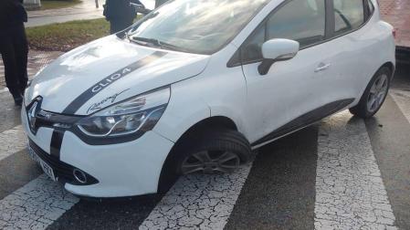 Acusado por alcoholemia tras salirse de la vía en el polígono de Landaben de Pamplona