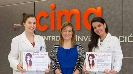 Mechones solidarios contra el cáncer en Navarra