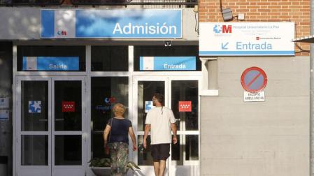 Hospital La Paz-Carlos III de Madrid donde permanece hospitalizada la enfermera con fiebre hemorrágica.