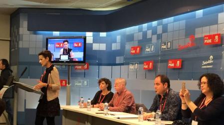 Chivite (PSN) afirma que es "evidente" la "inestabilidad" del Gobierno de Navarra