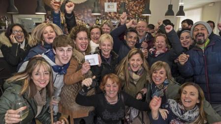 San Adrián, Azagra y Calahorra recuerdan la lotería de Navidad con buen sabor de boca tras ganar el tercer premio el pasado año