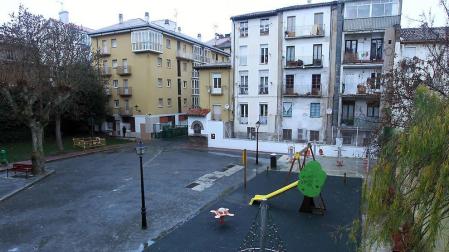 Plaza de Santa Ana en Pamplona.