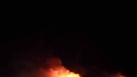 Una incendio quema siete hectáreas en Tudela