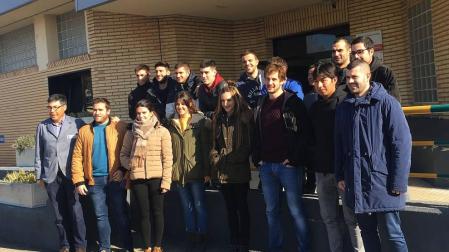 Estudiantes de Ingeniería en Diseño Mecánico de la UPNA visitan la empresa Tasubinsa