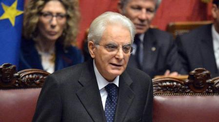 Sergio ​Mattarella jura su cargo como presidente de la República italiana