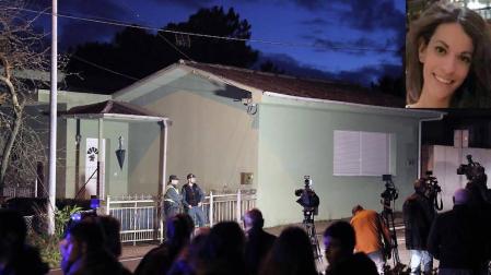 Los medios de comunicación, ante la casa de José Enrique Gey, 'El chicle', en Rianxo (A Coruña), donde se ha localizado el cadáver de la joven Diana Quer.
