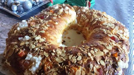 Tradicional roscón de reyes