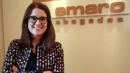 Ana Carmona, letrada de Emaro Abogadas, en Pamplona.