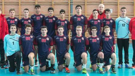 Los cadetes de la selección navarra de balonmano firman el ascenso