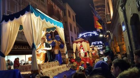 Sangüesa aporta nuevas carrozas al cortejo de la cabalgata de Reyes