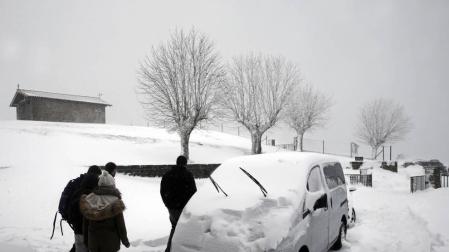 El Santuario de San Miguel de Aralar, este fin de semana.