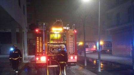 Herido grave un varón de movilidad reducida en un incendio en Sarriguren