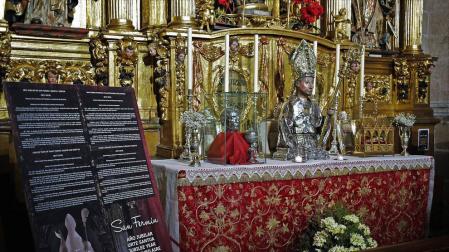 Fiesta del traslado de las reliquias con novedades en la capilla de San Fermín