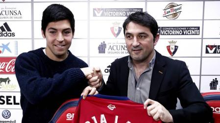 Lasso: "Ojalá pueda estar muchos años en Osasuna"