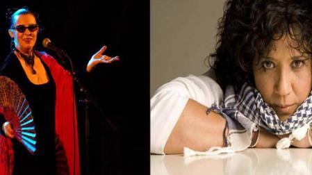 Las cantantes Martirio y Rosana, en Tudela