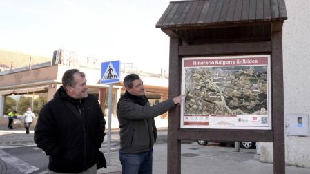Tafalla señaliza un itinerario que discurre por la zona de Balgorra