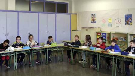 Escolares del CPEIP Marqués de la Real Defensa de Tafalla