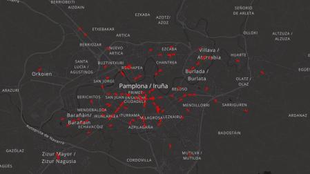 Imagen del mapa interactivo de las villavesas.