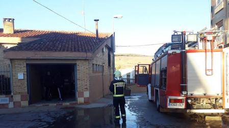Un incendio causa daños materiales en una vivienda de Fitero
