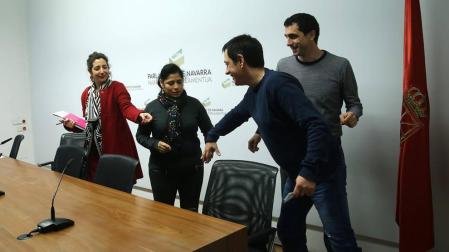 Los 4 parlamentarios de Podemos afines a Pérez amenazan con dejar el grupo si no se retira el expediente