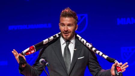 Beckham cumple "un gran sueño" y lanza un equipo de fútbol en Miami