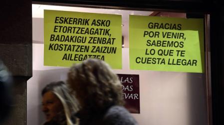 Comercios de Pamplona denuncian amenazas por su campaña contra la amabilización