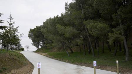 Tafalla abre al tráfico el camino de los pinos limitando la velocidad