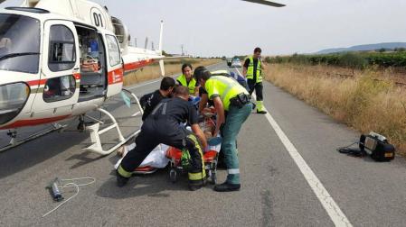 Navarra es la única comunidad que aún no tiene helicóptero para transporte sanitario