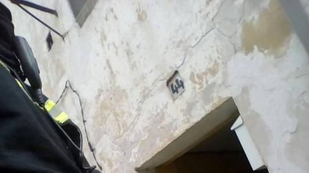 Una persona herida en un incendio en una vivienda de Lodosa
