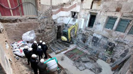 Príncipe de Viana confirma que los restos son del castillo de Luis Hutín