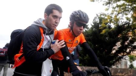 Ibai Azurmendi, del Euskadi, disputa desde hoy la Vuelta a Andalucía
