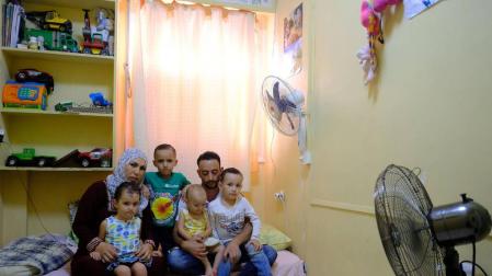 Refugiados en Atenas