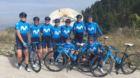 El Movistar Team femenino debuta como equipo en la Setmana Ciclista Valenciana